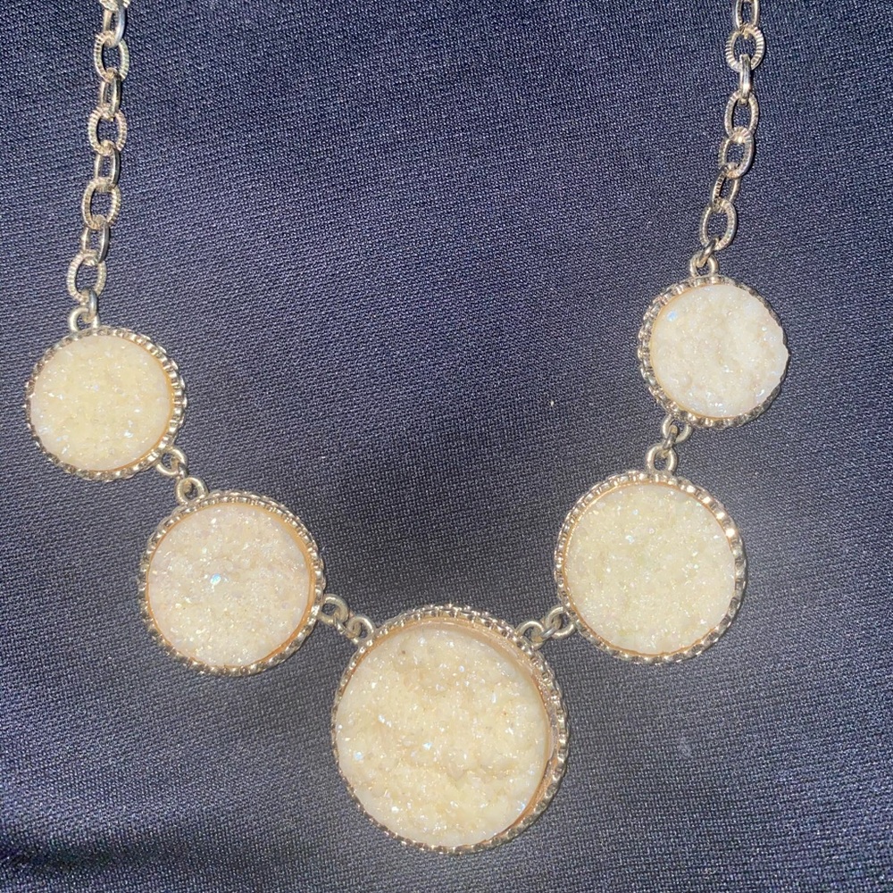 Cream & Gold Necklace